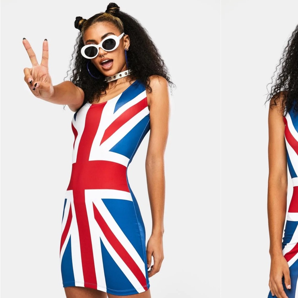 British flag mini dress